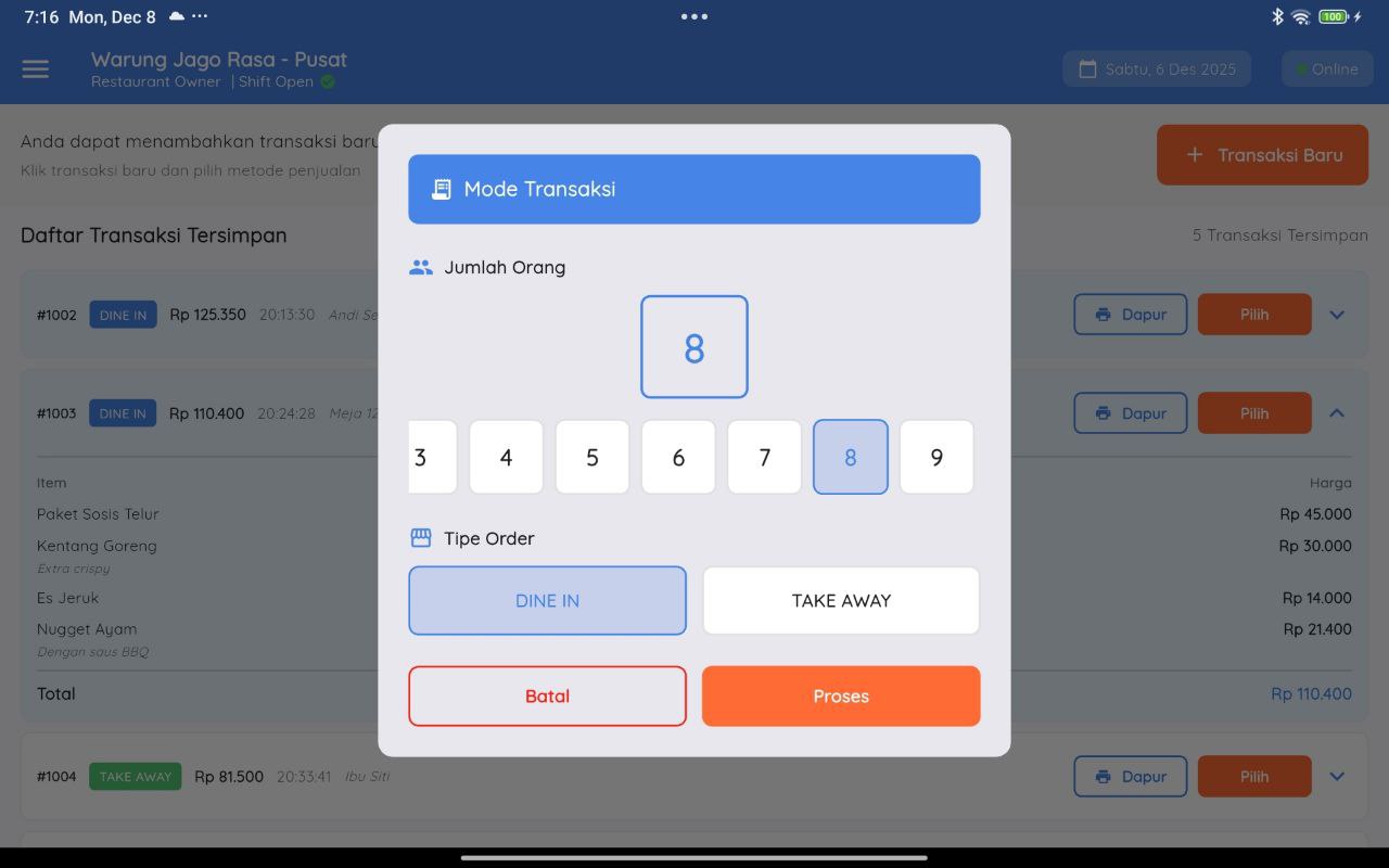 Screenshot POS SaaS 4